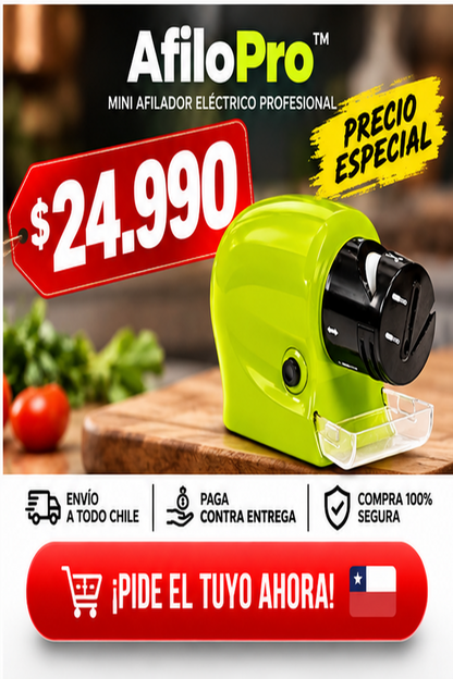 🔪 AfiloPro™ | Mini Afilador Eléctrico Profesional